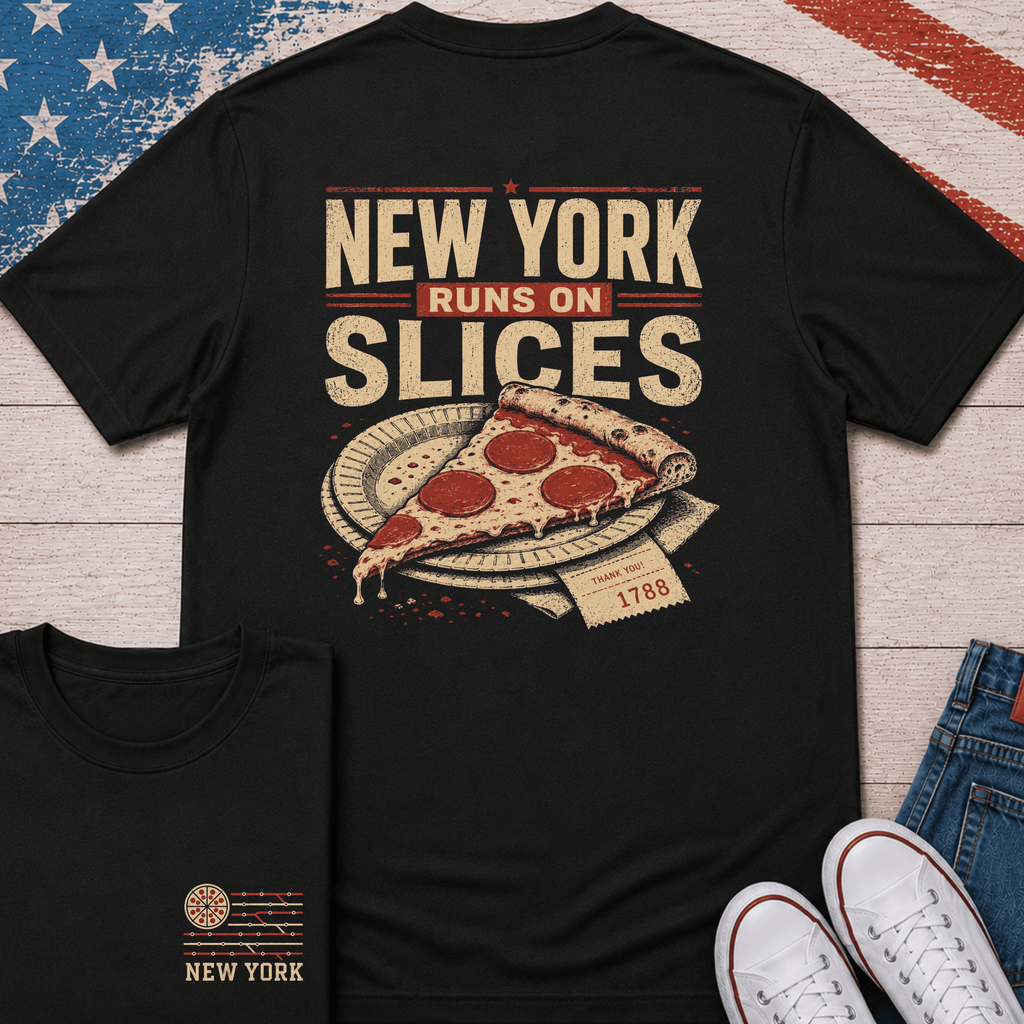 NY Runs on Slices T-Shirt