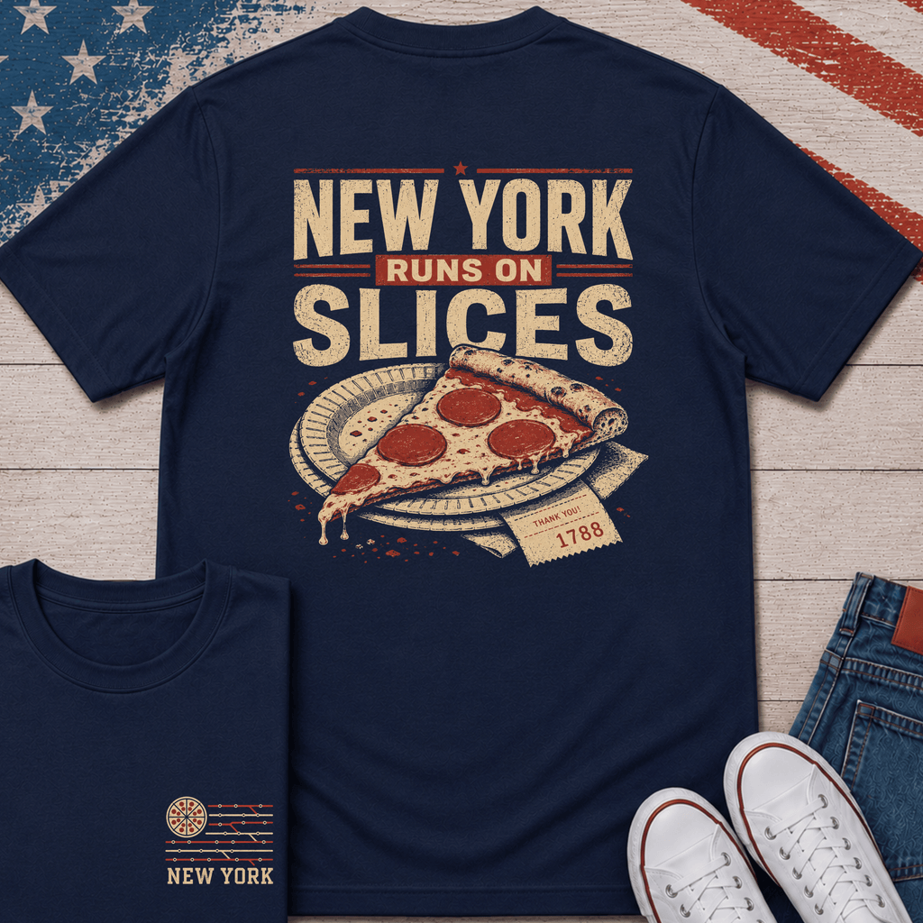 NY Runs on Slices T-Shirt