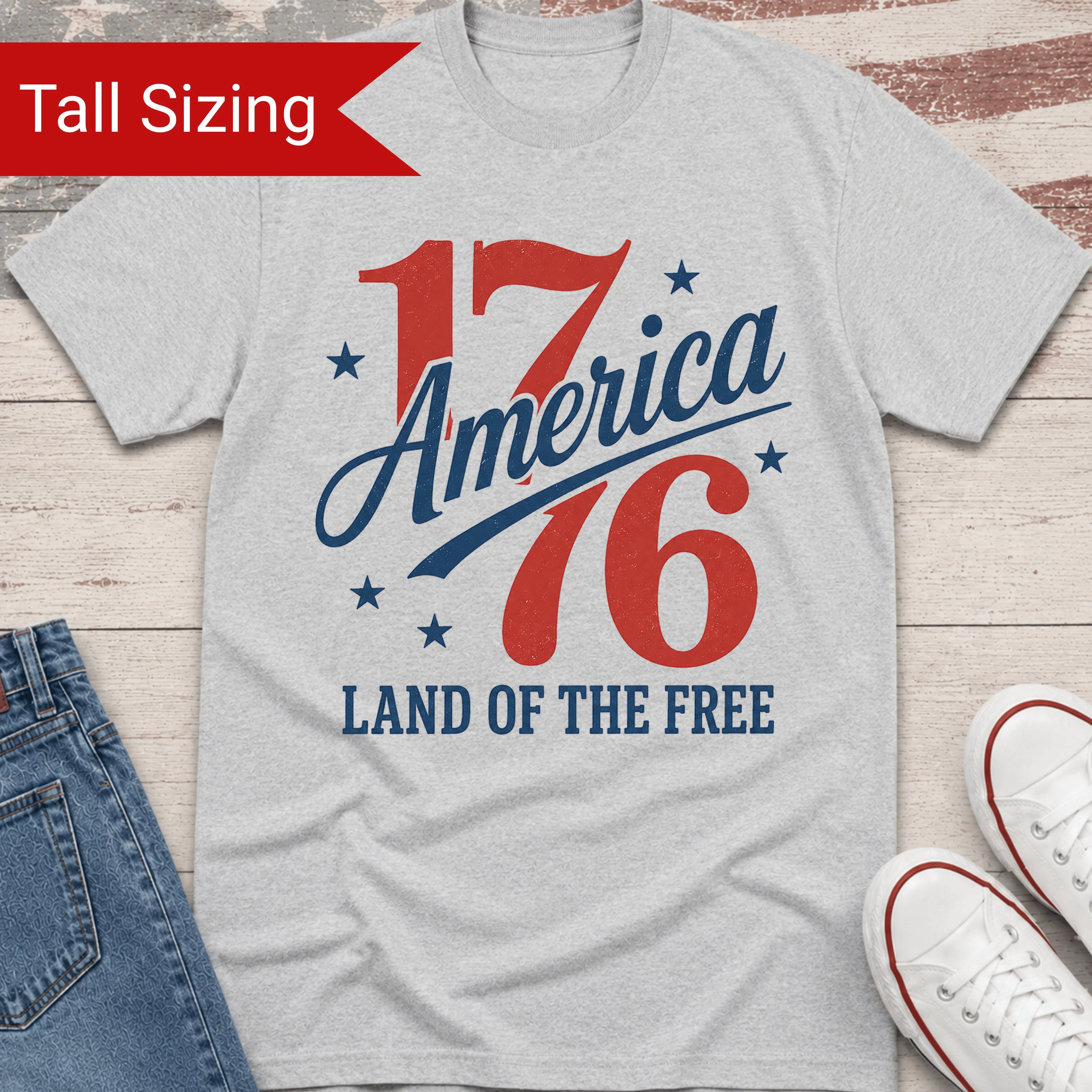 America 1776 TALL Shirt