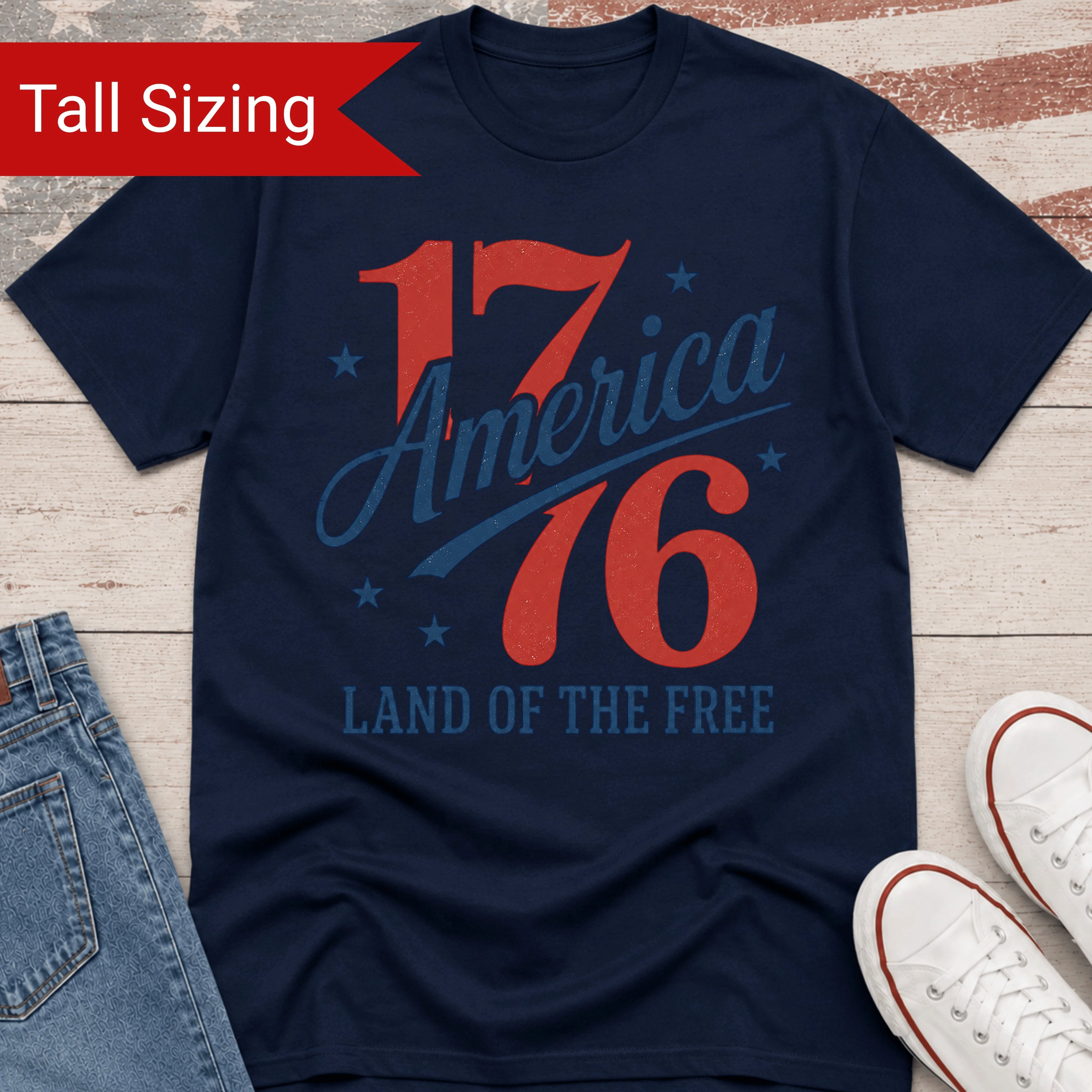 America 1776 TALL Shirt