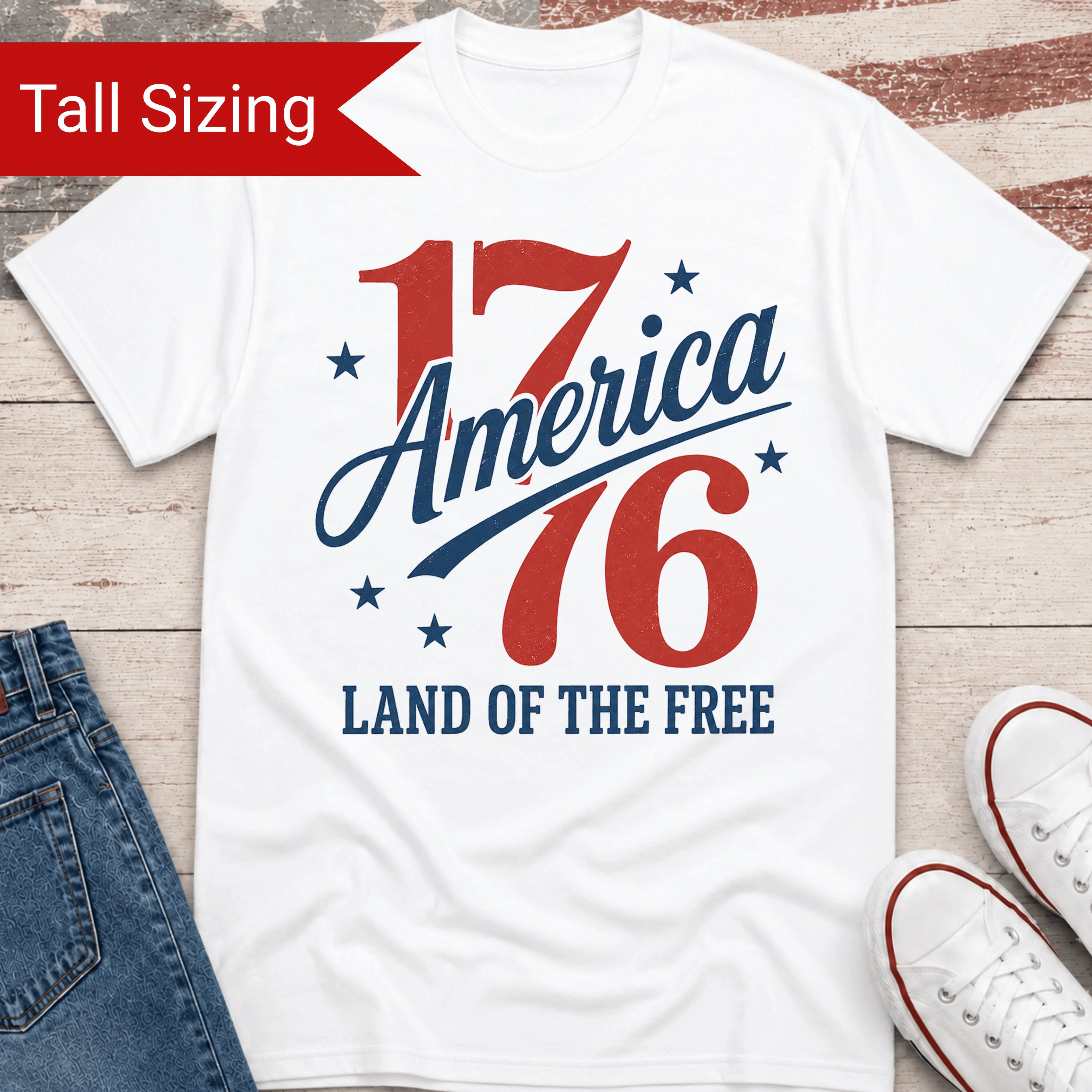 America 1776 TALL Shirt