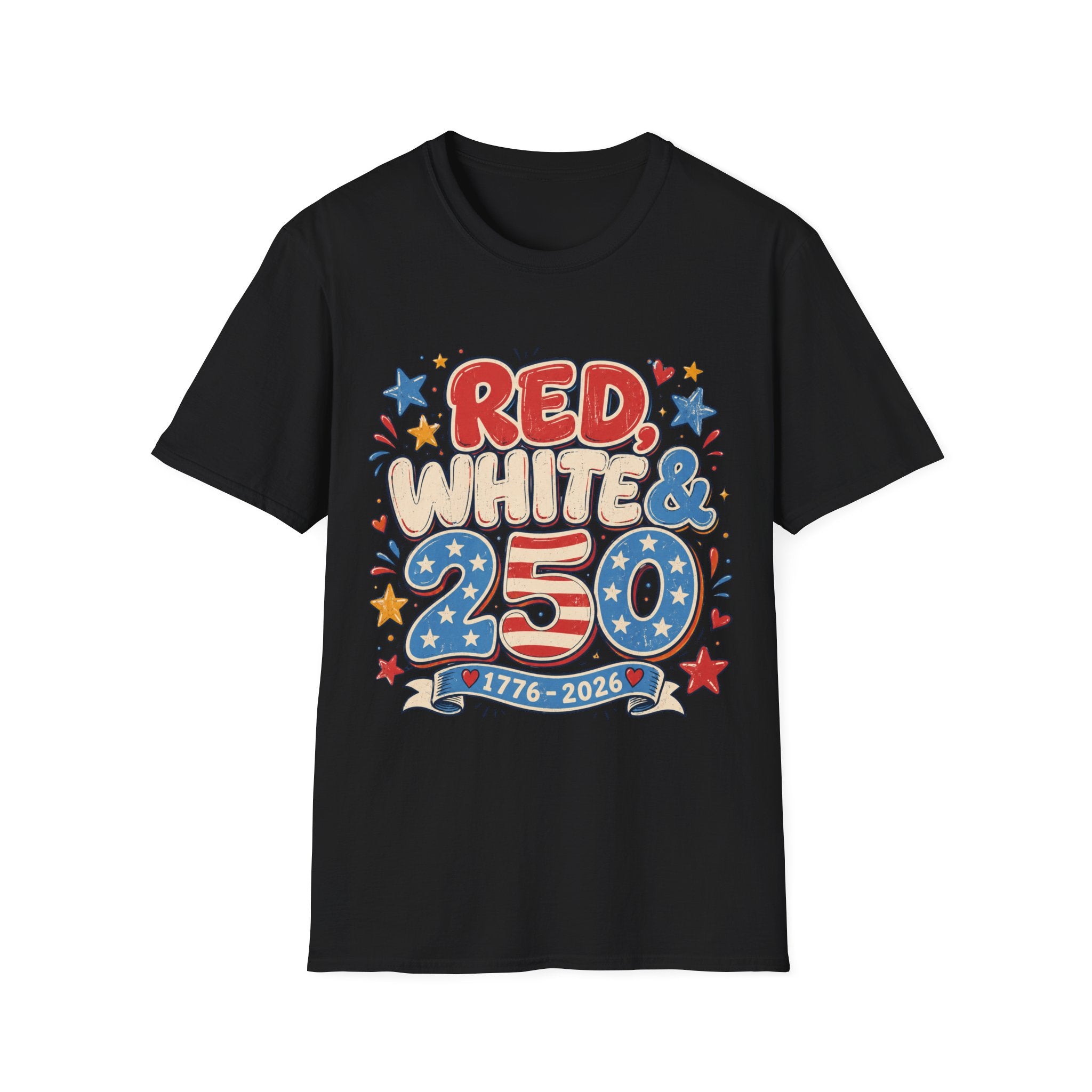 Red, White & 250 T-Shirt