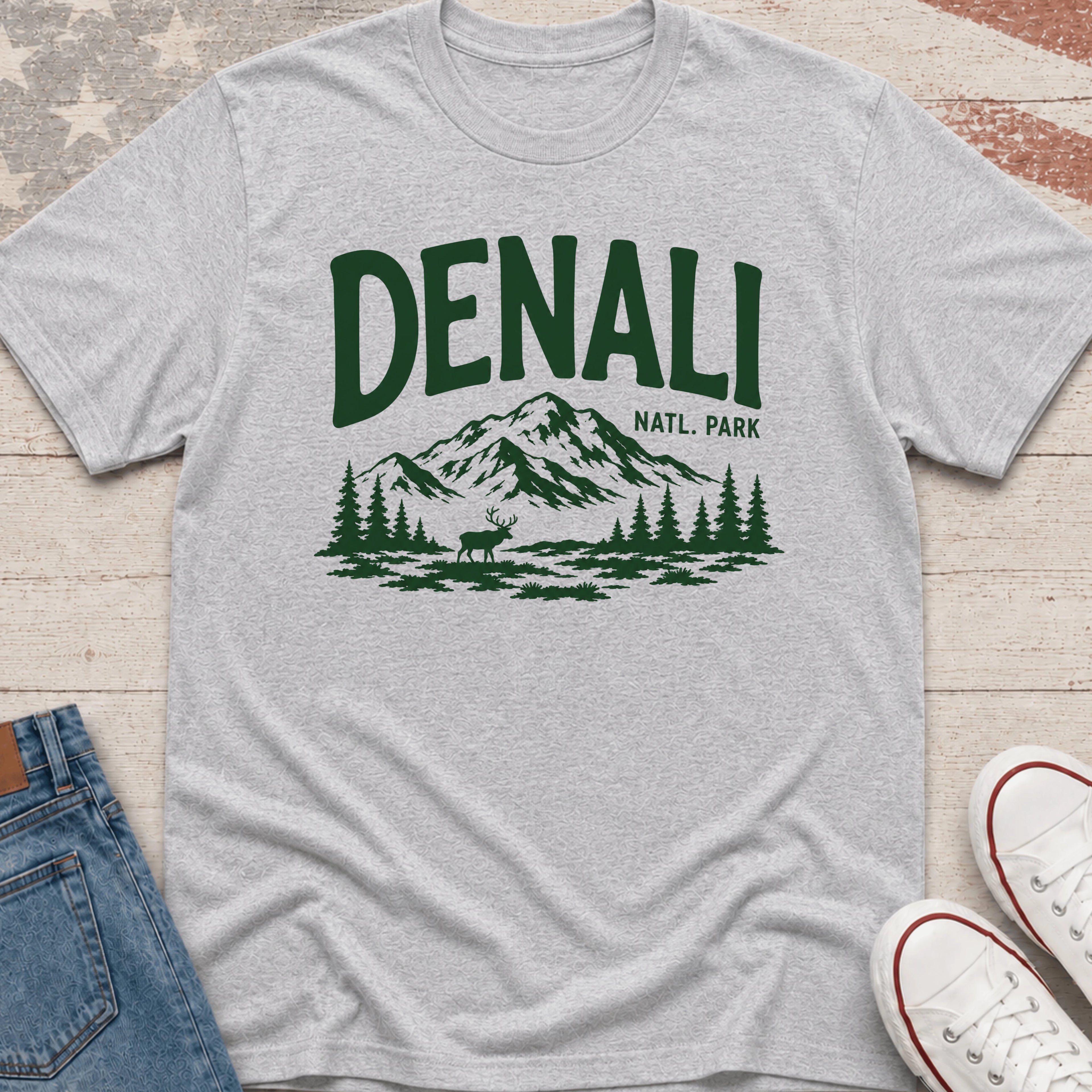 Denali Green T-Shirt