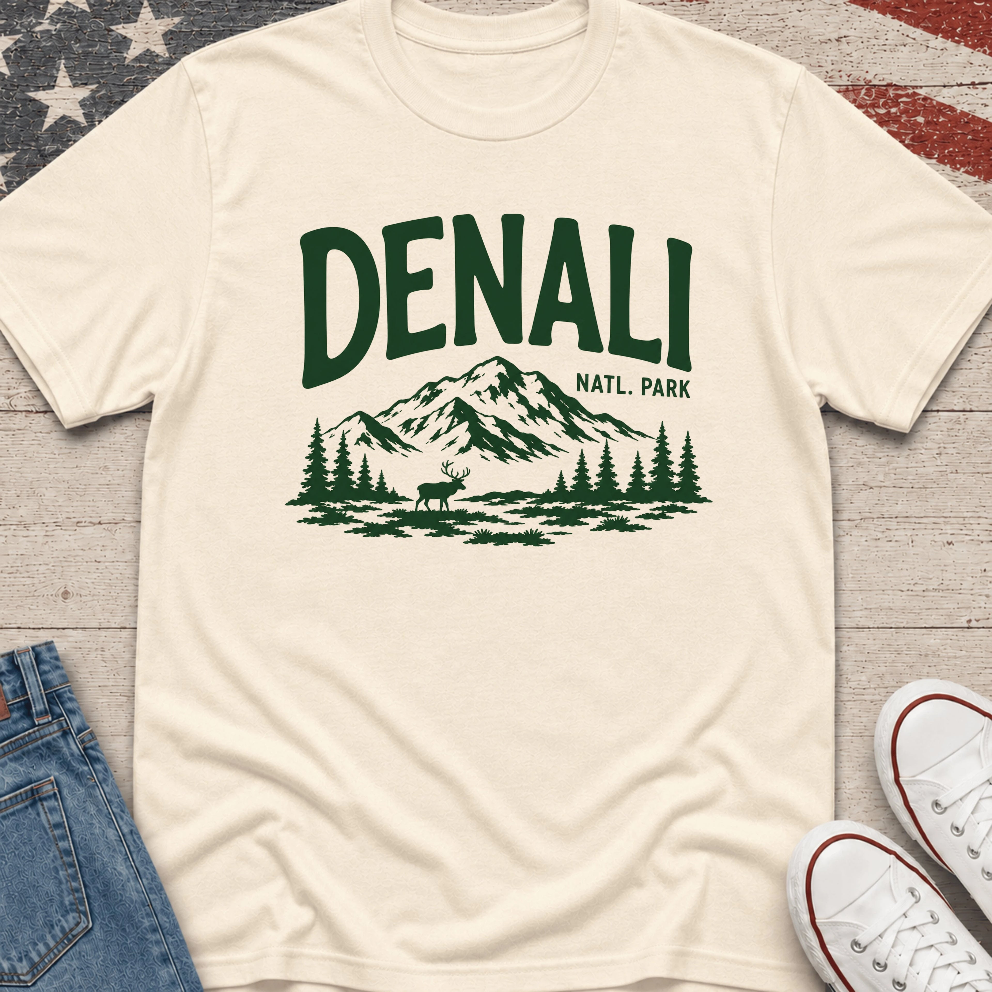 Denali Green T-Shirt