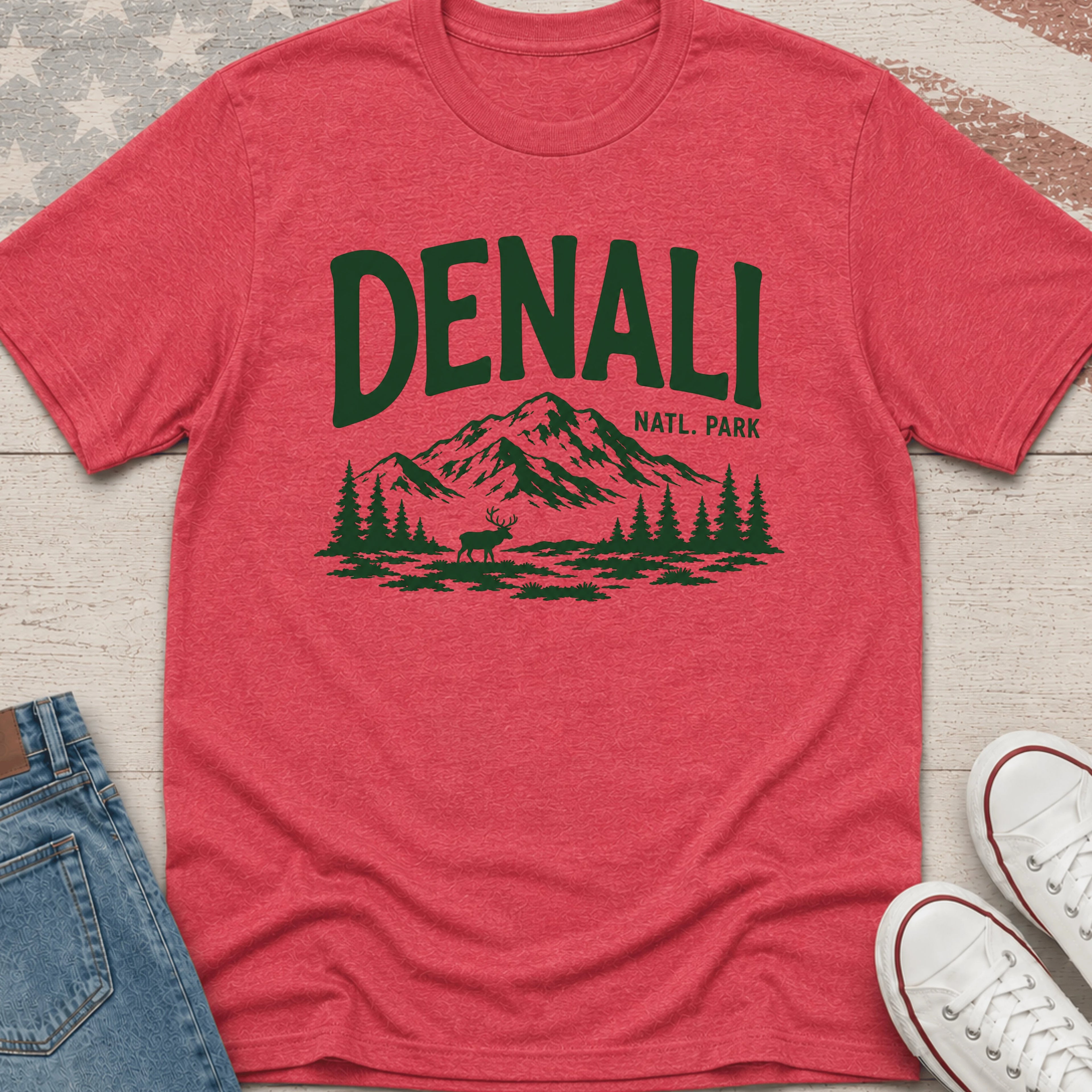 Denali Green T-Shirt