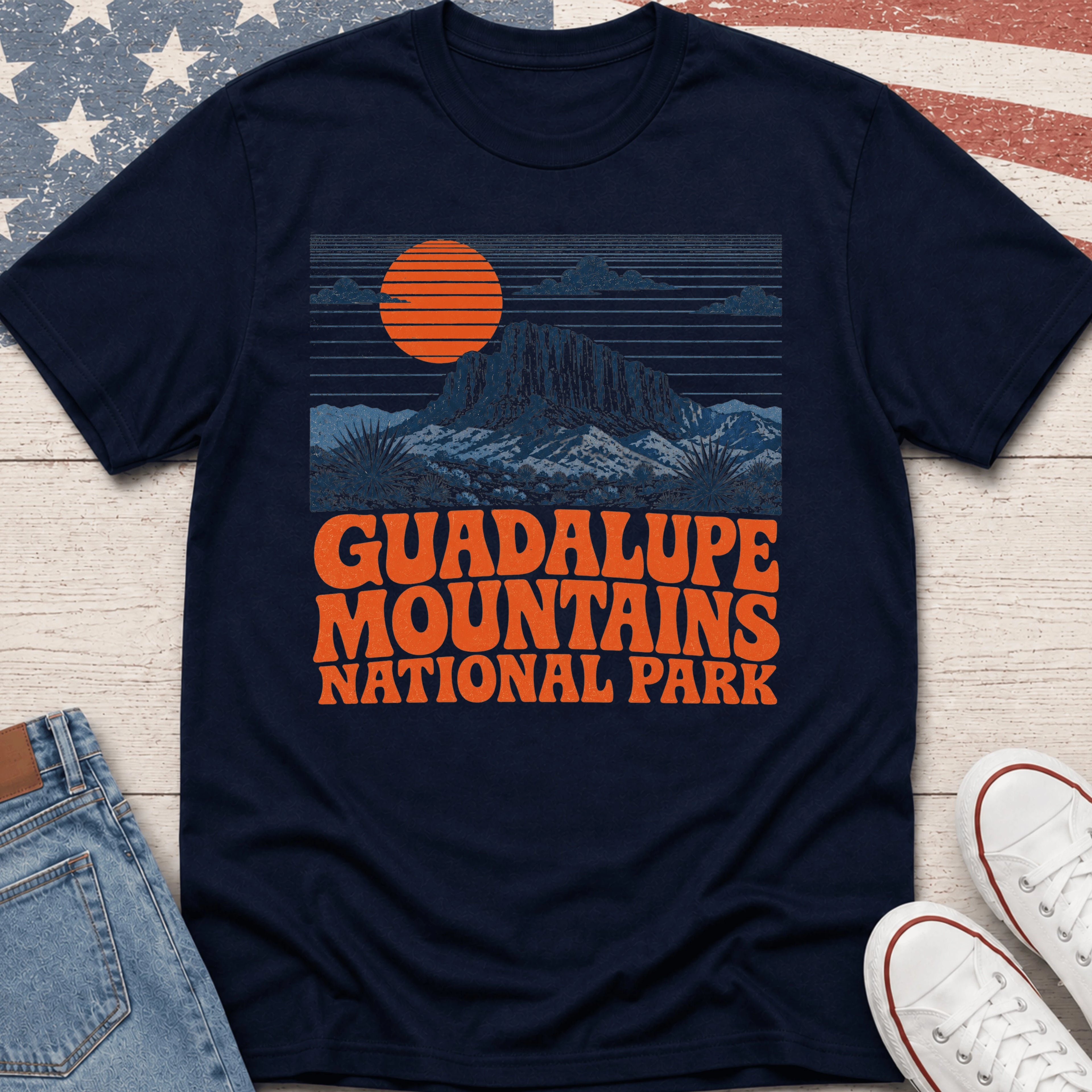 Guadalupe Mtn Orange T-Shirt