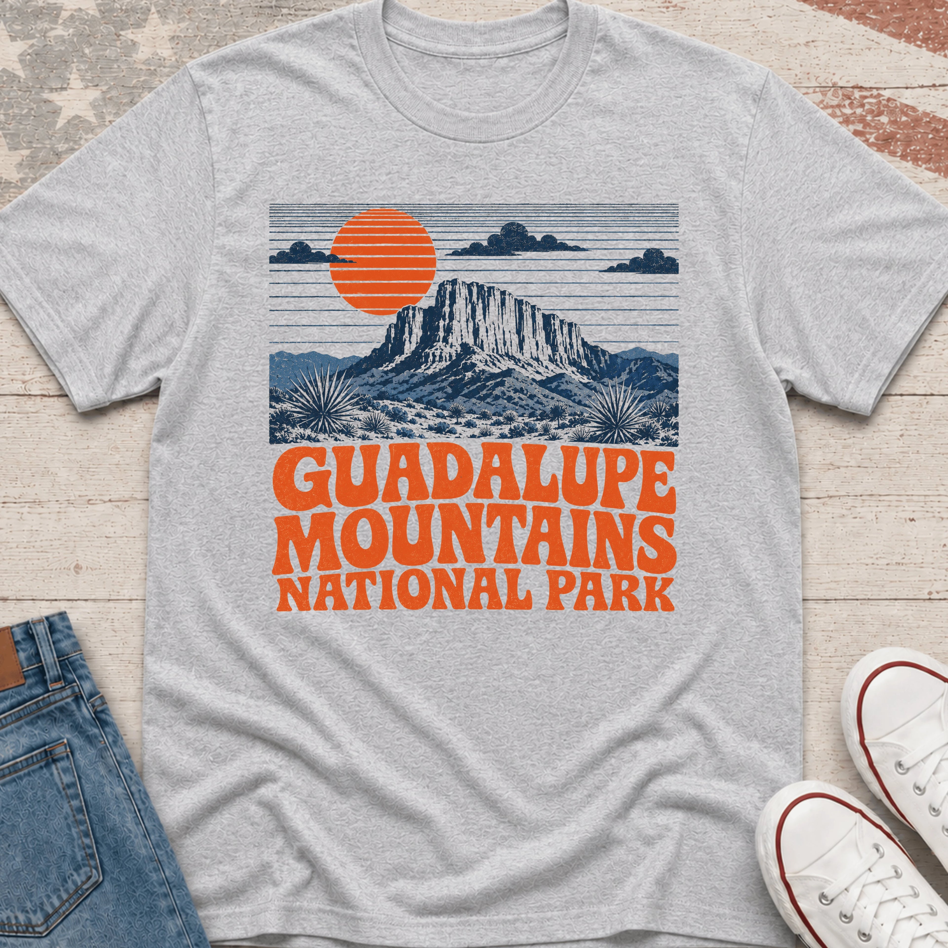 Guadalupe Mtn Orange T-Shirt