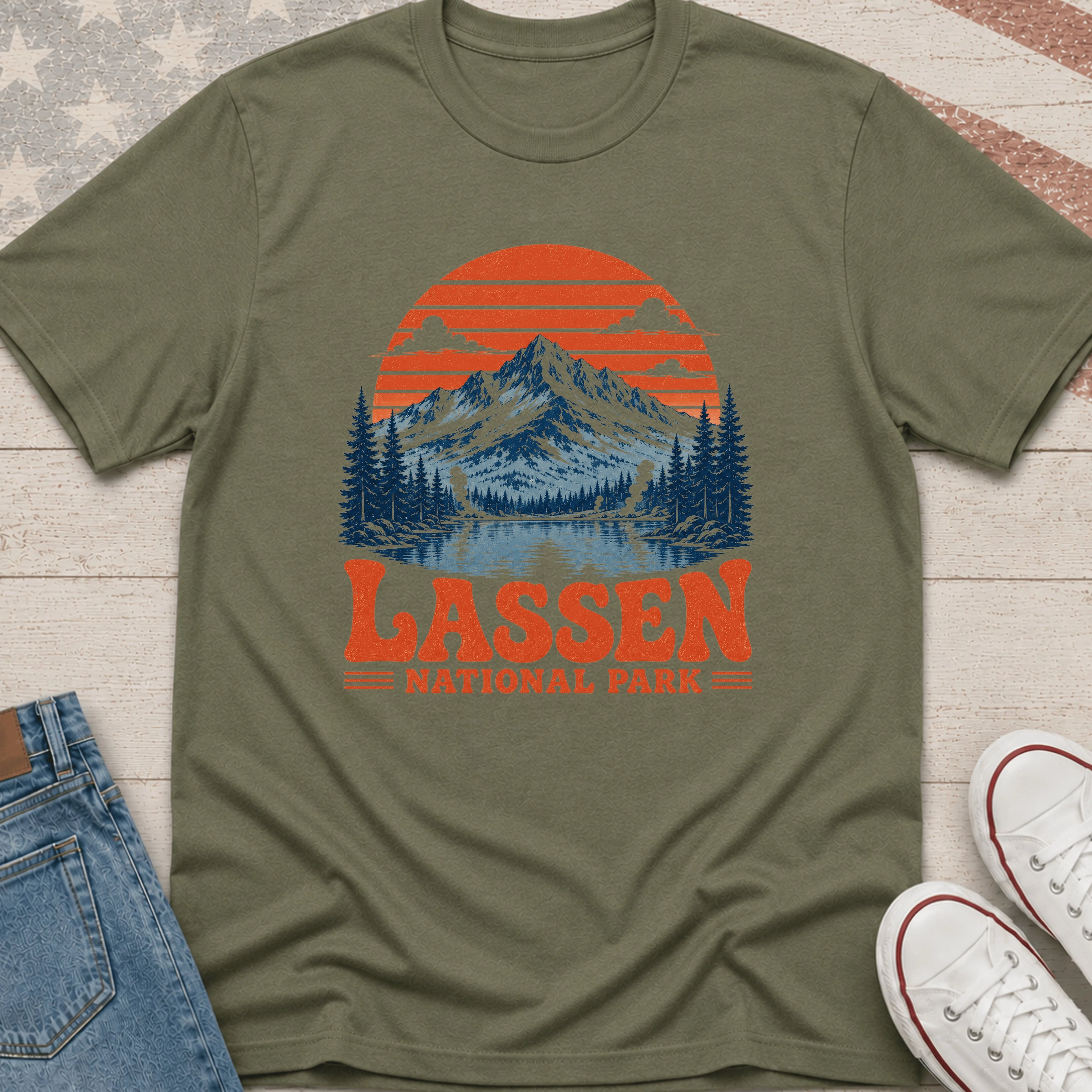 Lassen Orange T-Shirt