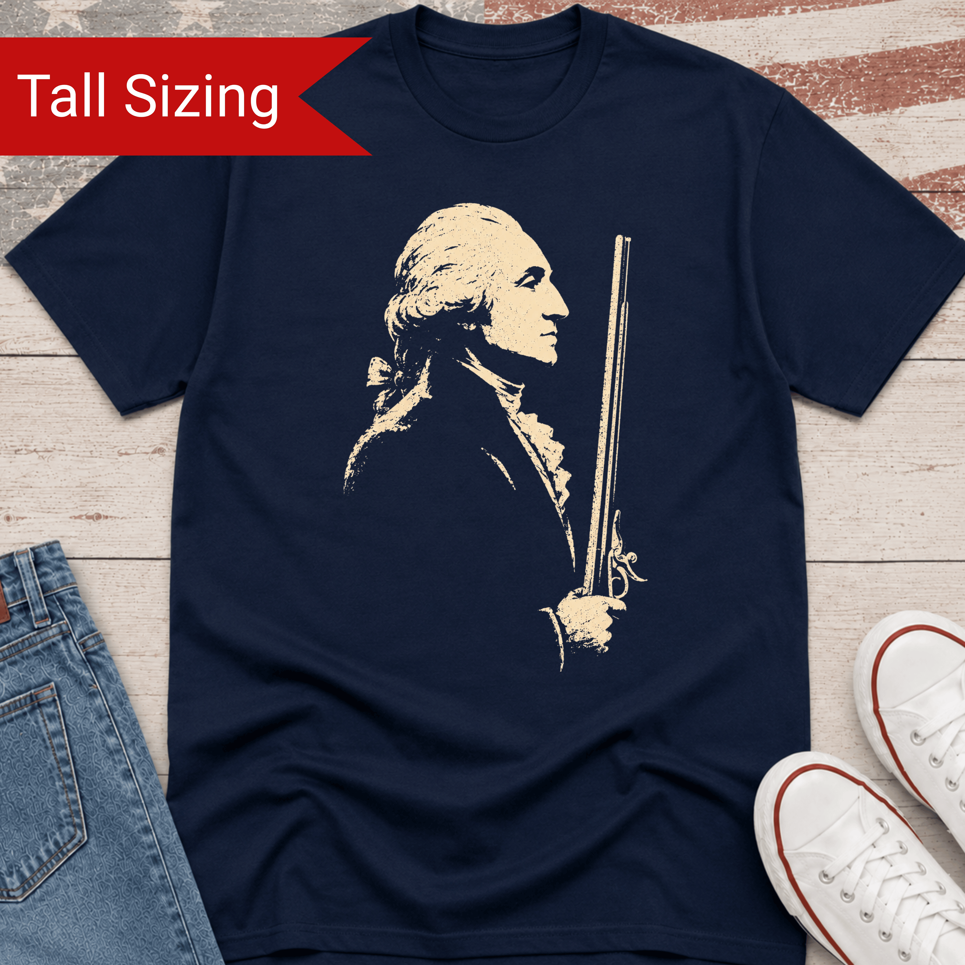 George Washington (HANES) TALL Shirt