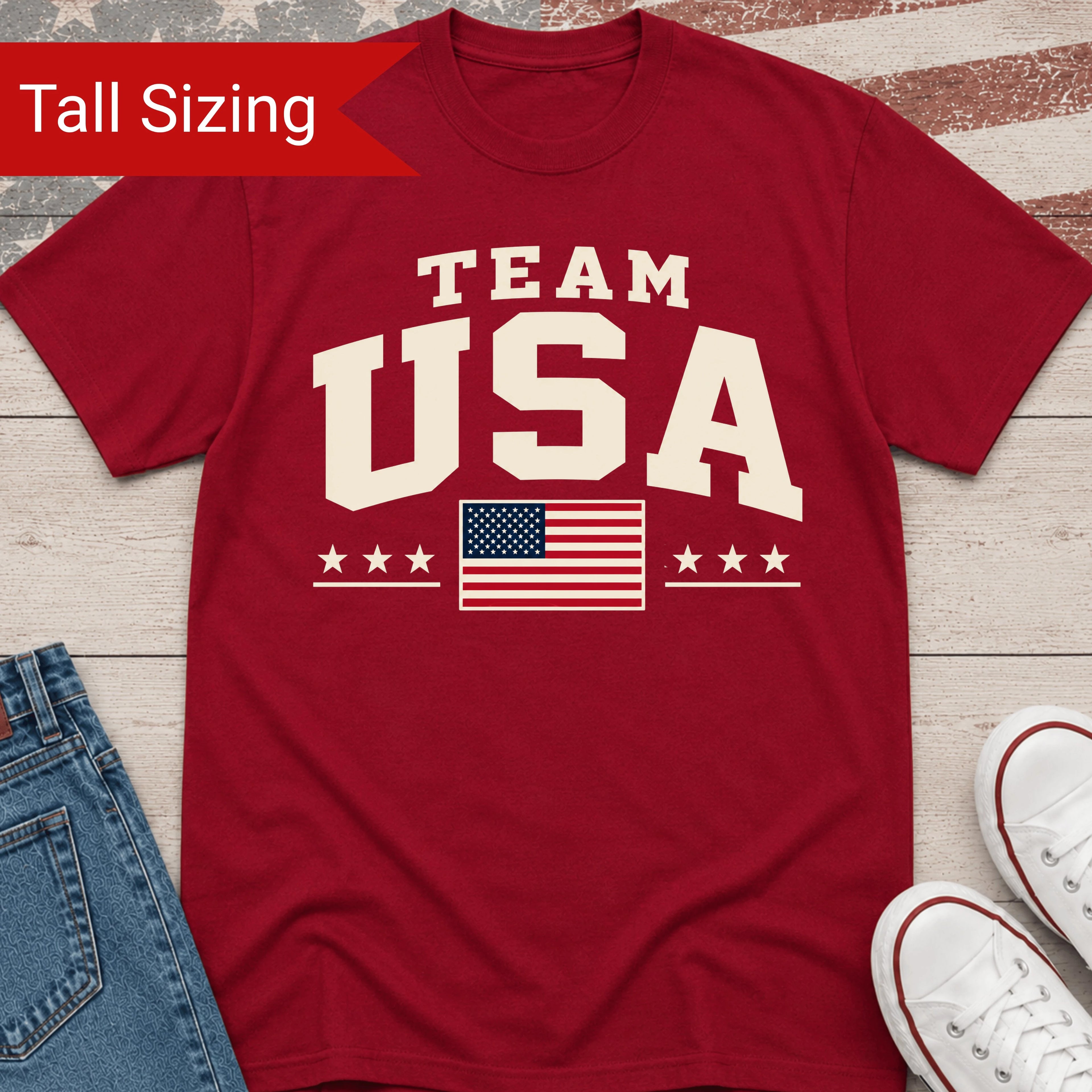 Team USA Bold TALL Shirt