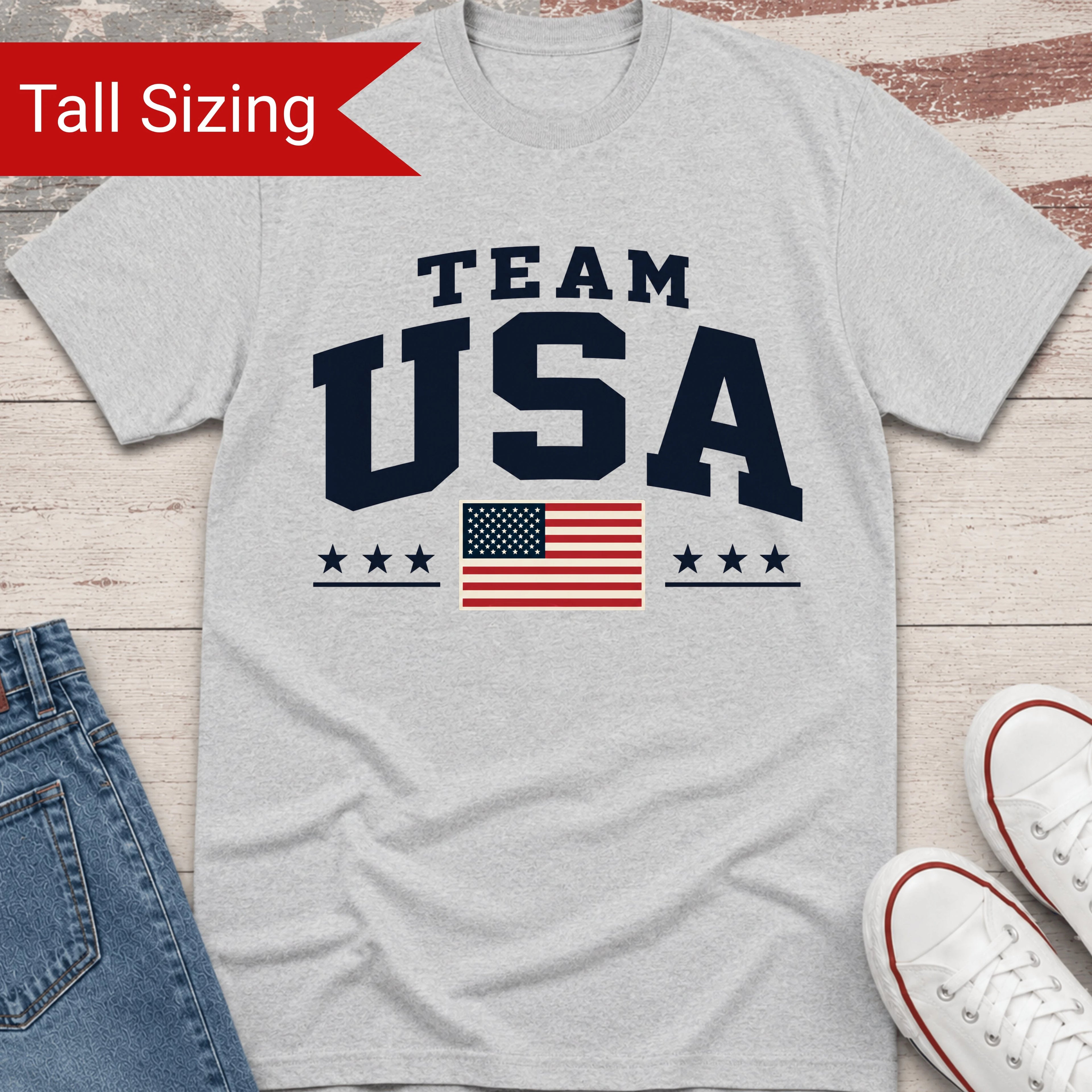 Team USA Bold TALL Shirt