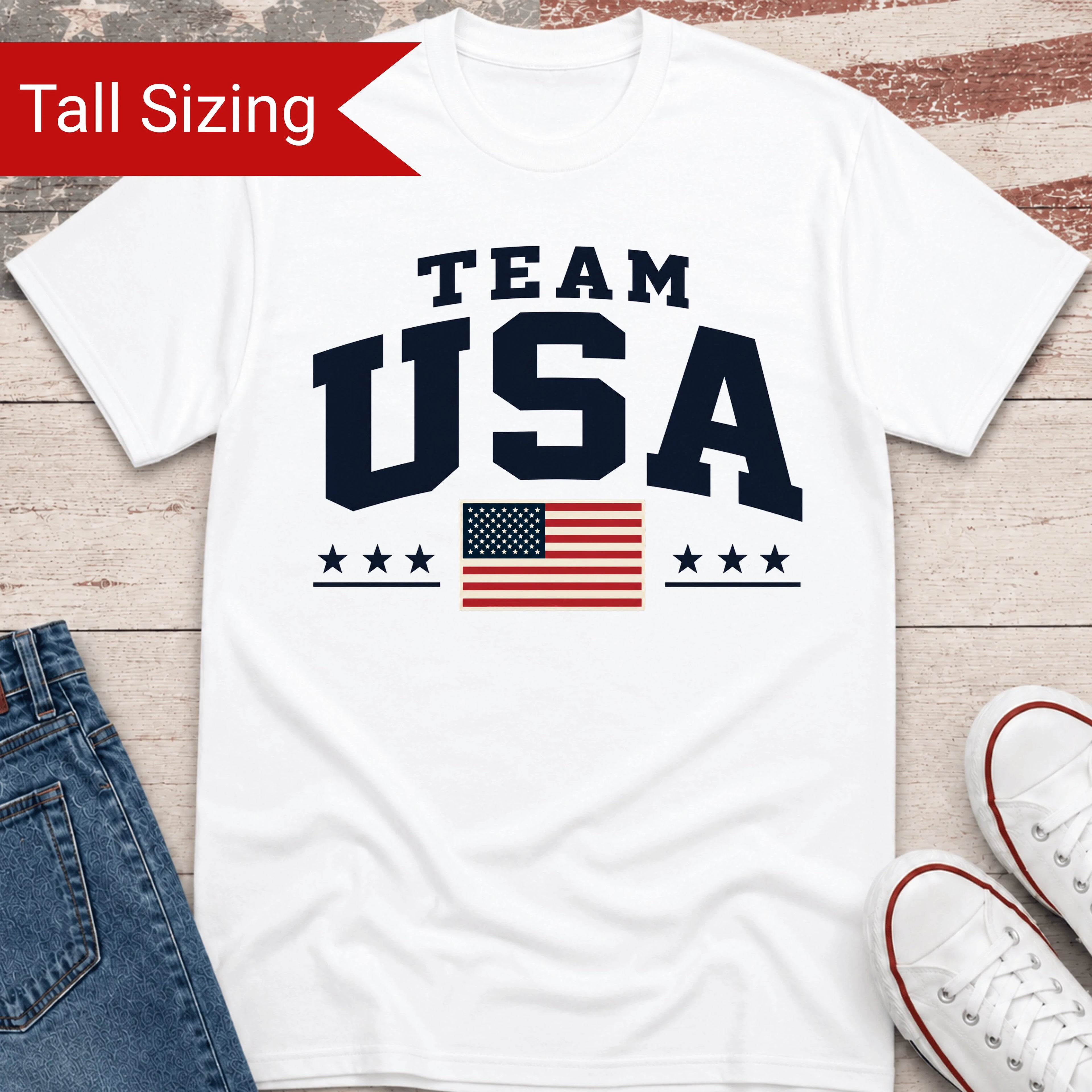 Team USA Bold TALL Shirt
