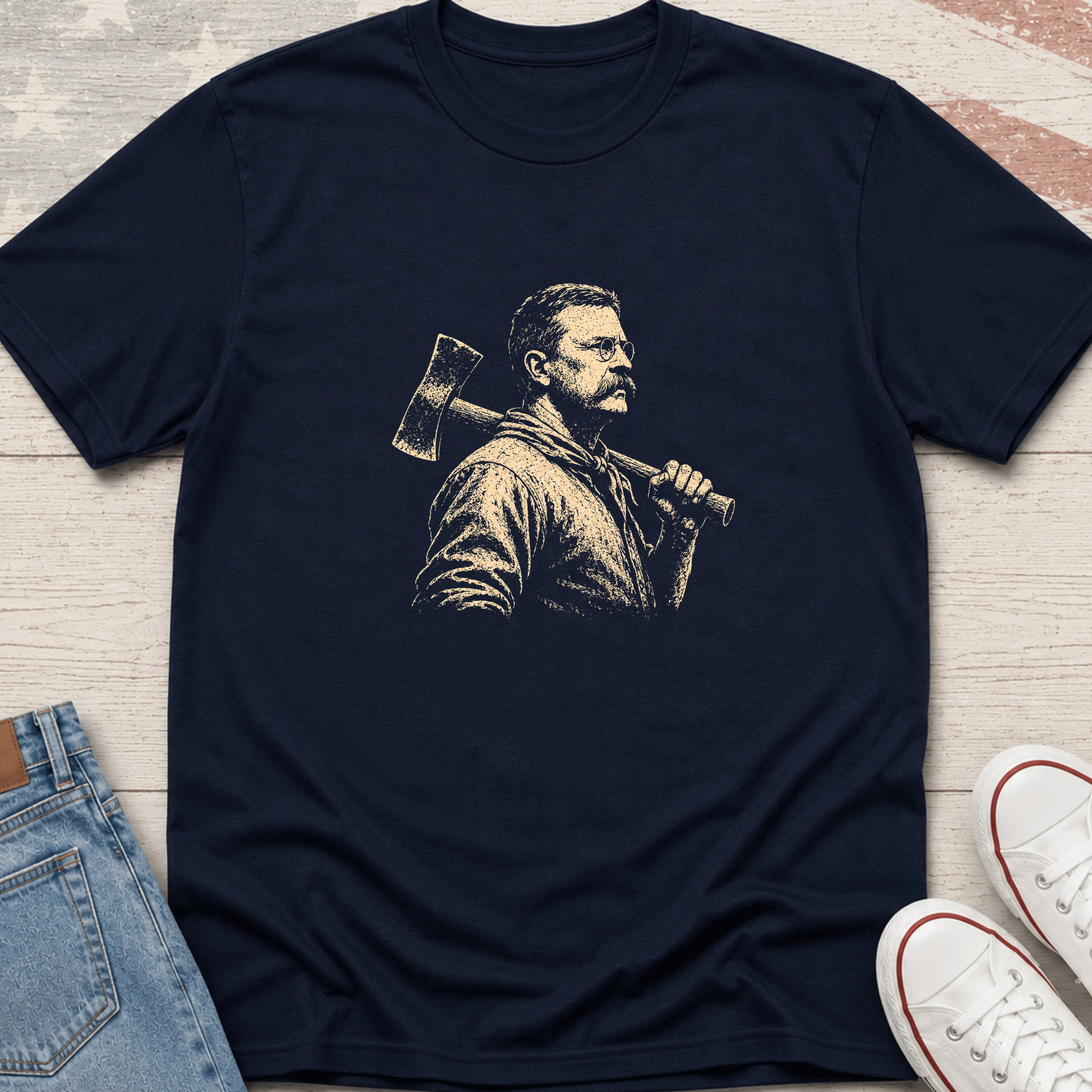 Teddy Roosevelt Axe T-Shirt