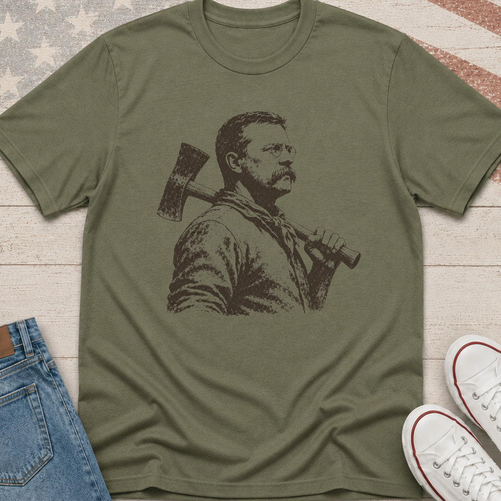 Teddy Roosevelt Axe T-Shirt