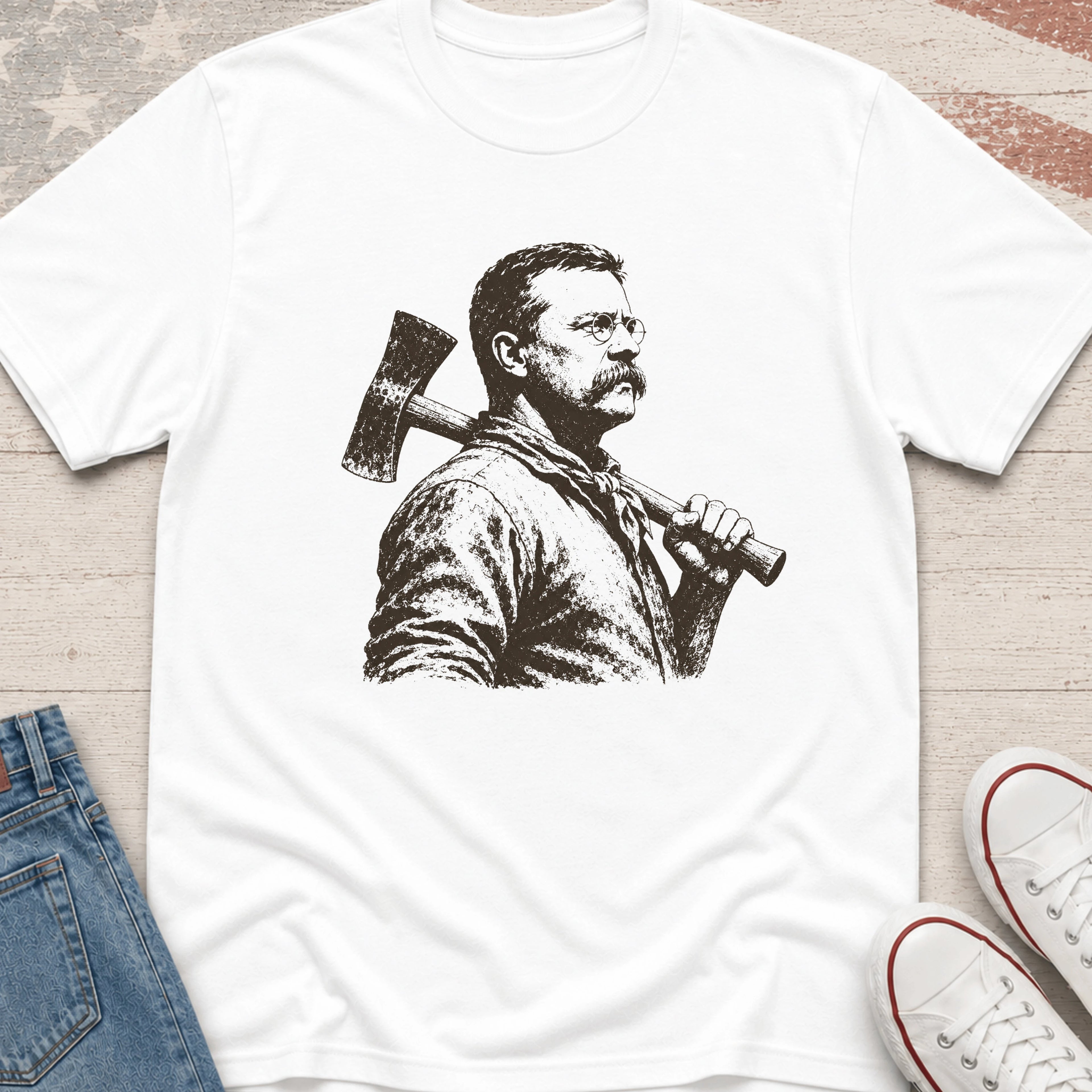 Teddy Roosevelt Axe T-Shirt
