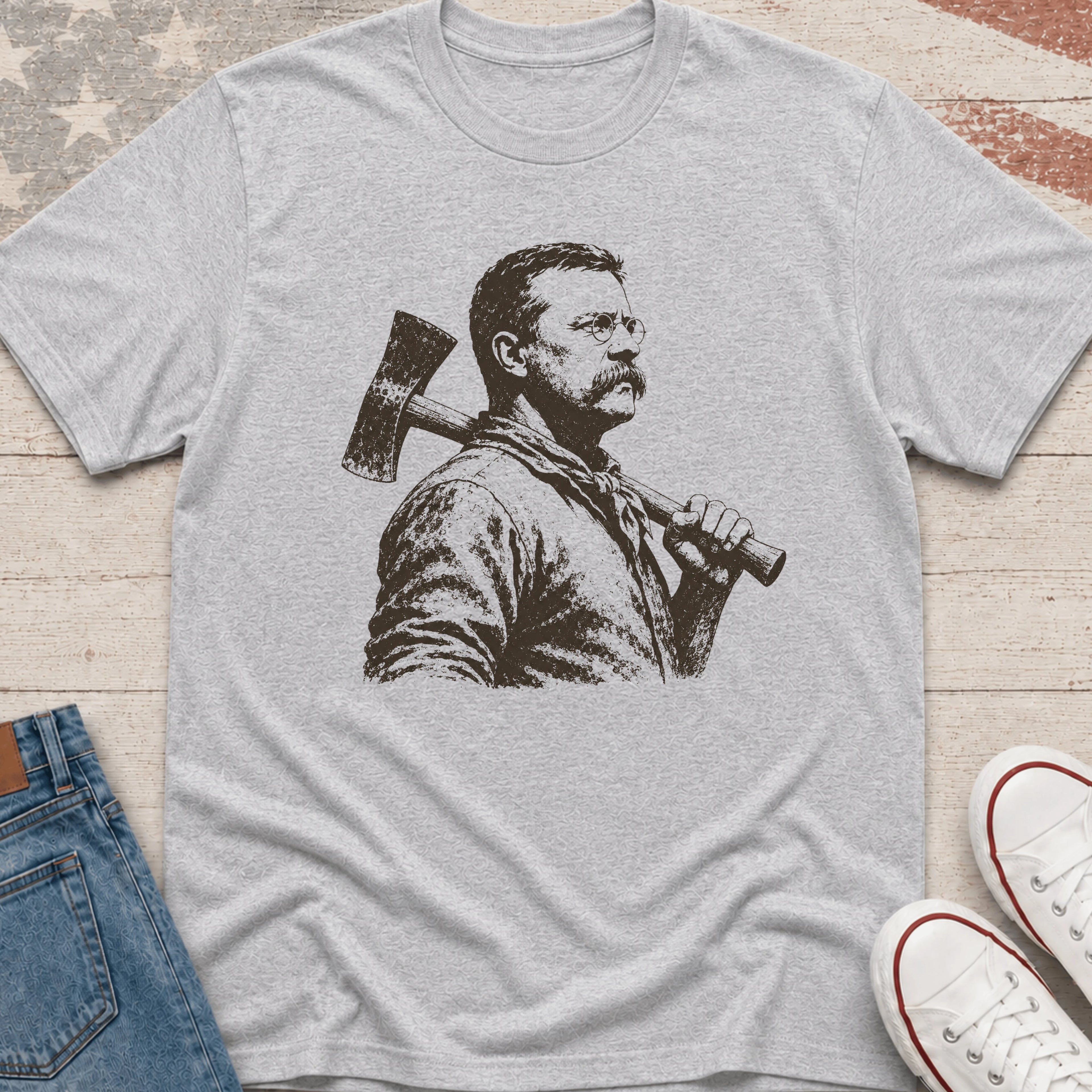 Teddy Roosevelt Axe T-Shirt