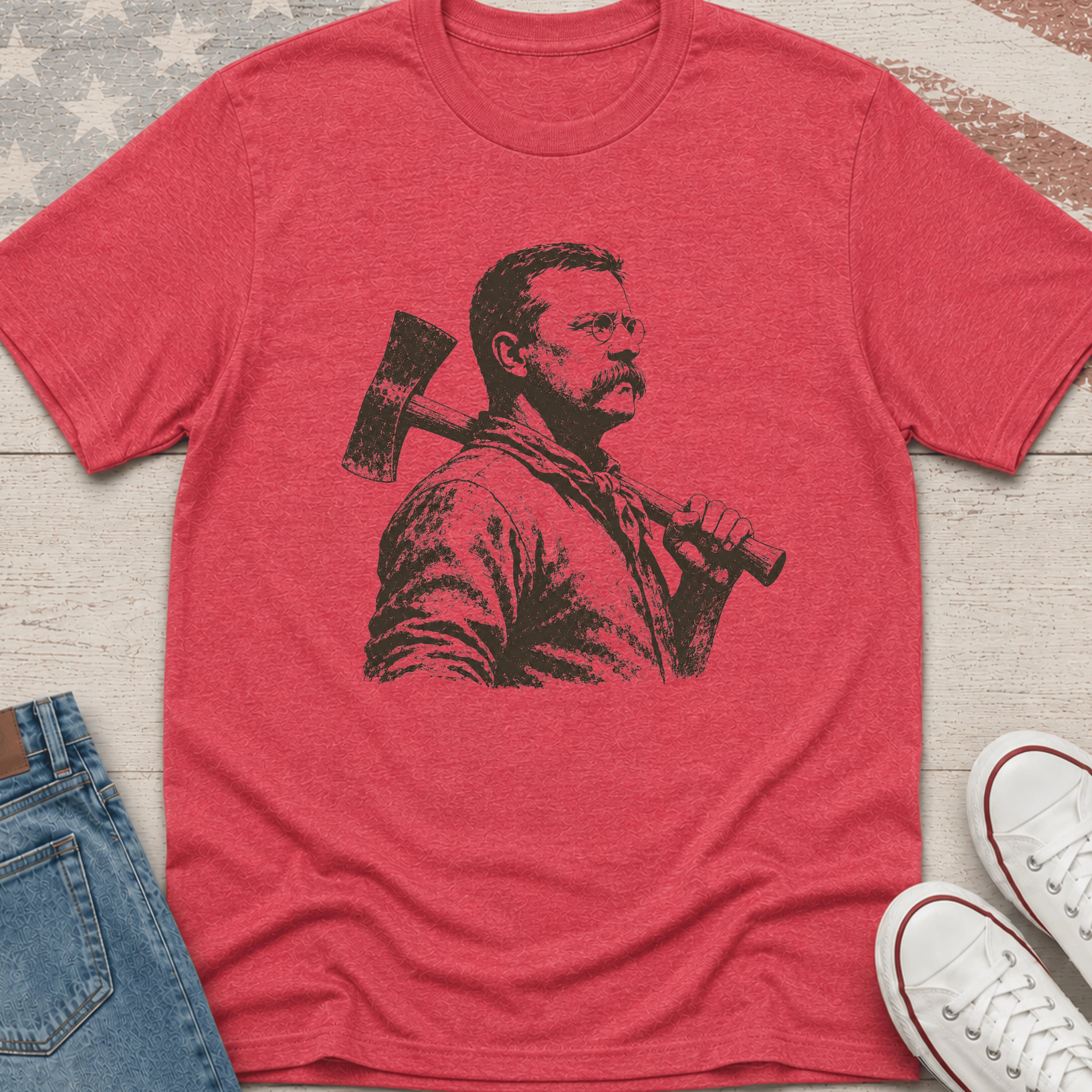 Teddy Roosevelt Axe T-Shirt