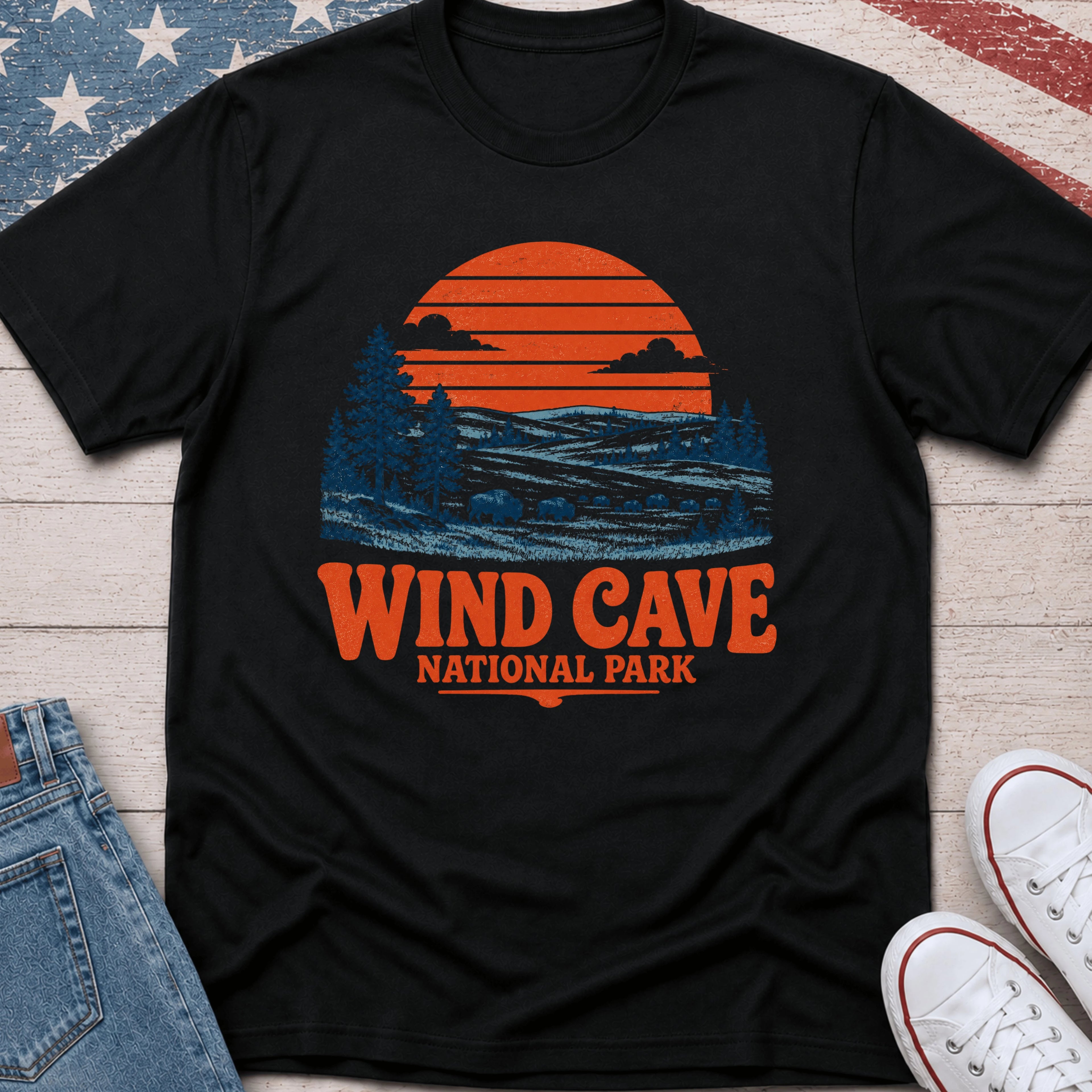 Wind Cave Orange T-Shirt