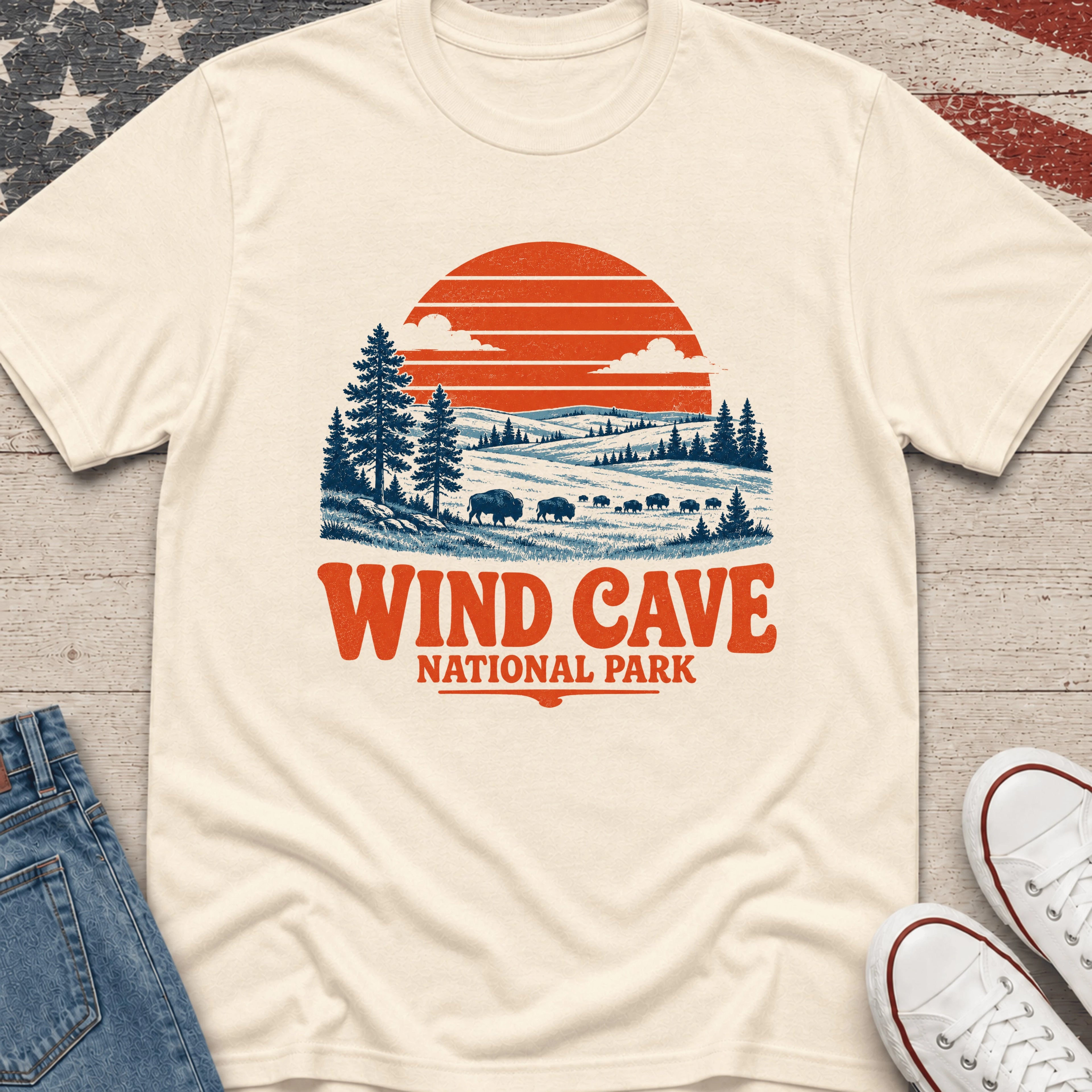 Wind Cave Orange T-Shirt